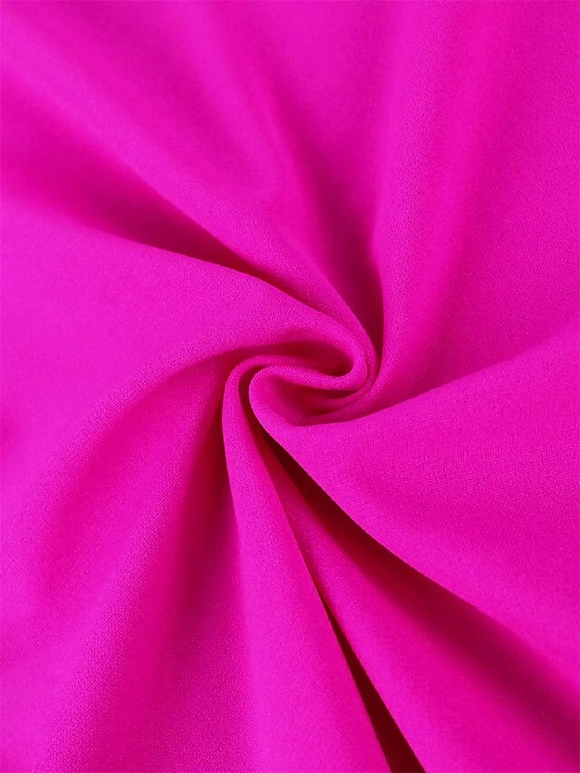 Women's Jumpsuit Ruffle High Waist Solid Color One Shoulder Elegant Xmas Wedding Party Christmas Regular Fit Long Sleeve Fuchsia S M L Fall 14 Women's Jumpsuit Ruffle High Waist Solid Color One Shoulder Elegant Xmas Wedding Party Christmas Regular Fit Long Sleeve Fuchsia S M L Fall - Image 12