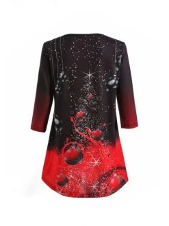 Women's T Shirt Tee Tunic Green Black Blue Graphic Christmas Tree Print Long Sleeve Christmas Weekend Christmas Round Neck Long 3D Printed Painting S 37 Women's T Shirt Tee Tunic Green Black Blue Graphic Christmas Tree Print Long Sleeve Christmas Weekend Christmas Round Neck Long 3D Printed Painting S -Cheap Women Clothing Store bwydun1632734704685