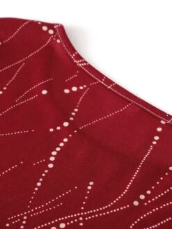 Women's Shirt Blouse Wine Blue Purple Polka Dot Sunflower Print Half Sleeve Christmas Daily Vacation Holiday Casual Crew Neck Regular Fit Fall Winter -Cheap Women Clothing Store ceehdd1634610029263