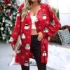 Women's Shirt Shrugs Christmas Shirt Christmas Tree Red Snowman Black Snowman Santa Claus Snowman Christmas Tree Print Long Sleeve Christmas Casual Streetwear V Neck 2 Women's Shirt Shrugs Christmas Shirt Christmas Tree Red Snowman Black Snowman Santa Claus Snowman Christmas Tree Print Long Sleeve Christmas Casual Streetwear V Neck -Cheap Women Clothing Store chvwas1695367928899