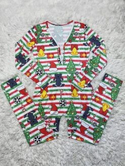 Women's Jumpsuit Print Geometric V Neck Active Xmas Home Christmas Regular Fit Long Sleeve White-1 Blue-3 Khaki-7 S M L Fall -Cheap Women Clothing Store fbvymf1695792463103