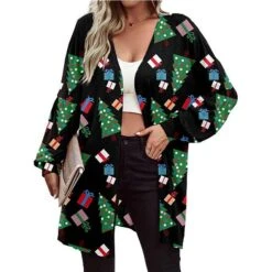 Women's Shirt Shrugs Christmas Shirt Christmas Tree Red Snowman Black Snowman Santa Claus Snowman Christmas Tree Print Long Sleeve Christmas Casual Streetwear V Neck 14 Women's Shirt Shrugs Christmas Shirt Christmas Tree Red Snowman Black Snowman Santa Claus Snowman Christmas Tree Print Long Sleeve Christmas Casual Streetwear V Neck -Cheap Women Clothing Store fozljl1665374393597
