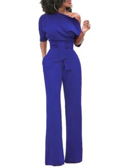 Women's Jumpsuit For Special Occasions Christmas Pocket High Waist Solid Color Cold Shoulder Business Office Work Party Xmas Regular Fit Half Sleeve Black White Yellow S M L Summer 31 Women's Jumpsuit For Special Occasions Christmas Pocket High Waist Solid Color Cold Shoulder Business Office Work Party Xmas Regular Fit Half Sleeve Black White Yellow S M L Summer -Cheap Women Clothing Store fqtekn1681106801031