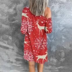 Women's Shirt Blouse Shrugs Christmas Shirt Black White Light Green Snowman Christmas Tree Snowflake Print Long Sleeve Christmas Weekend Streetwear Casual V Neck Regular Fit 25 Women's Shirt Blouse Shrugs Christmas Shirt Black White Light Green Snowman Christmas Tree Snowflake Print Long Sleeve Christmas Weekend Streetwear Casual V Neck Regular Fit -Cheap Women Clothing Store fygmee1663050175796