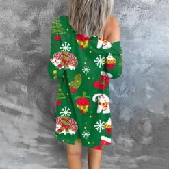 Women's Shirt Blouse Shrugs Christmas Shirt Black White Light Green Snowman Christmas Tree Snowflake Print Long Sleeve Christmas Weekend Streetwear Casual V Neck Regular Fit 33 Women's Shirt Blouse Shrugs Christmas Shirt Black White Light Green Snowman Christmas Tree Snowflake Print Long Sleeve Christmas Weekend Streetwear Casual V Neck Regular Fit -Cheap Women Clothing Store gcumfp1663050180215