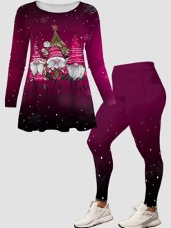 Women's Pants Sets Christmas Shirt Yellow Red Blue Graphic Print Long Sleeve Casual Festival Christmas Round Neck Regular Fit Spring &Fall 10 Women's Pants Sets Christmas Shirt Yellow Red Blue Graphic Print Long Sleeve Casual Festival Christmas Round Neck Regular Fit Spring &Fall -Cheap Women Clothing Store kxilyt1697792620278