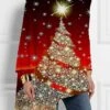 Women's T Shirt Tee Christmas Shirt Black Red Christmas Tree Sparkly Asymmetrical Print Long Sleeve Party Christmas Weekend Festival / Holiday Off Shoulder Regular Fit Painting Spring &Fall 1 Women's T Shirt Tee Christmas Shirt Black Red Christmas Tree Sparkly Asymmetrical Print Long Sleeve Party Christmas Weekend Festival / Holiday Off Shoulder Regular Fit Painting Spring &Fall -Cheap Women Clothing Store mqudkv1697540552224