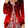 Women's Shirt Christmas Shirt Black Yellow Red Christmas Tree Button Flowing Tunic Print Long Sleeve Christmas Weekend Streetwear Print Christmas Round Neck Regular Fit 2 Women's Shirt Christmas Shirt Black Yellow Red Christmas Tree Button Flowing Tunic Print Long Sleeve Christmas Weekend Streetwear Print Christmas Round Neck Regular Fit -Cheap Women Clothing Store nplguw1666257036930
