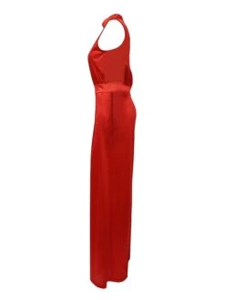 Women's Jumpsuit Pleated High Waist Solid Color Stand Collar Elegant Party Xmas Christmas Regular Fit Sleeveless Black Red Apricot S M L Fall 21 Women's Jumpsuit Pleated High Waist Solid Color Stand Collar Elegant Party Xmas Christmas Regular Fit Sleeveless Black Red Apricot S M L Fall -Cheap Women Clothing Store oazxkq1695347190397