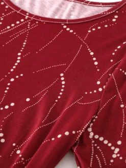 Women's Shirt Blouse Wine Blue Purple Polka Dot Sunflower Print Half Sleeve Christmas Daily Vacation Holiday Casual Crew Neck Regular Fit Fall Winter -Cheap Women Clothing Store ohioqz1634610028759