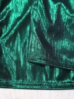 Women's Jumpsuit High Christmas Waist Solid Color V Neck Streetwear Party Xmas Street Regular Fit Long Sleeve Gold Green S M L Fall -Cheap Women Clothing Store otedop1695281841909