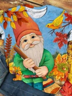 Women's T Shirt Tee Christmas Shirt White Red Blue Santa's Helper Print Short Sleeve Christmas Weekend Festival / Holiday Christmas Round Neck Regular Fit Painting Summer 9 Women's T Shirt Tee Christmas Shirt White Red Blue Santa's Helper Print Short Sleeve Christmas Weekend Festival / Holiday Christmas Round Neck Regular Fit Painting Summer -Cheap Women Clothing Store pvpbbd1694428357580