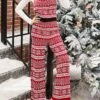 Women's Overall Pocket Print Geometric Square Neck Holiday Christmas Daily Xmas Regular Fit Sleeveless Red Green S M L Fall 2 Women's Overall Pocket Print Geometric Square Neck Holiday Christmas Daily Xmas Regular Fit Sleeveless Red Green S M L Fall -Cheap Women Clothing Store rxtvbt1695347186407