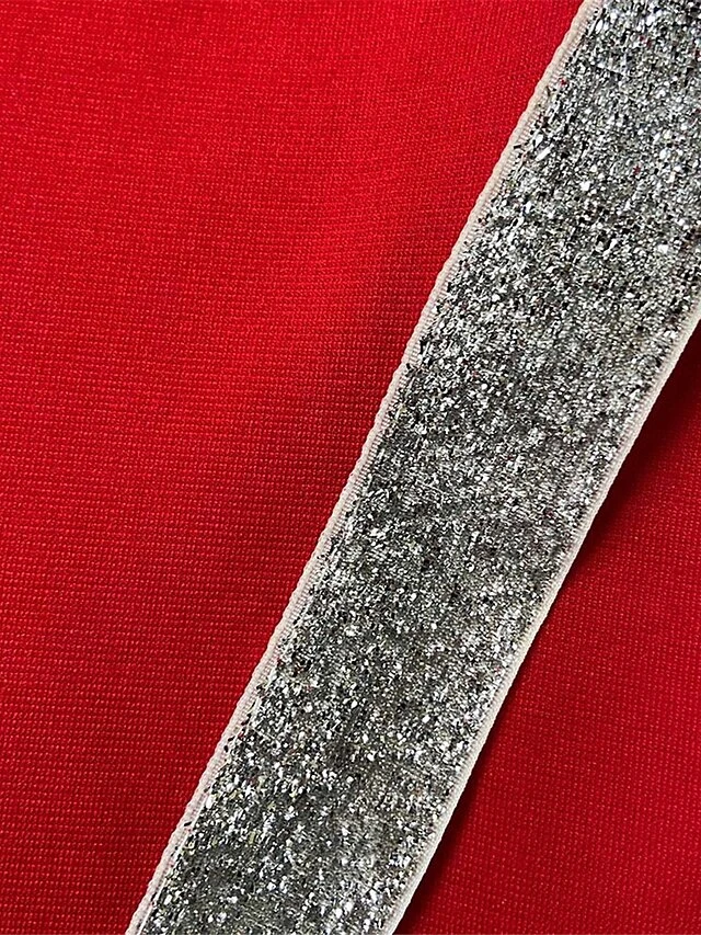 Women's Jumpsuit Patchwork High Waist Solid Color One Shoulder Streetwear Xmas Wedding Party Christmas Regular Fit Sleeveless White Red Blue S M L Fall 20 Women's Jumpsuit Patchwork High Waist Solid Color One Shoulder Streetwear Xmas Wedding Party Christmas Regular Fit Sleeveless White Red Blue S M L Fall - Image 18